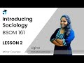Lesson 2 (Block 1) | Introducing Sociology | BSOM161 | Kerala's No.1 IGNOU Coaching #learnwise