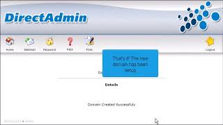 Hosting Additional Domains In Directadmin