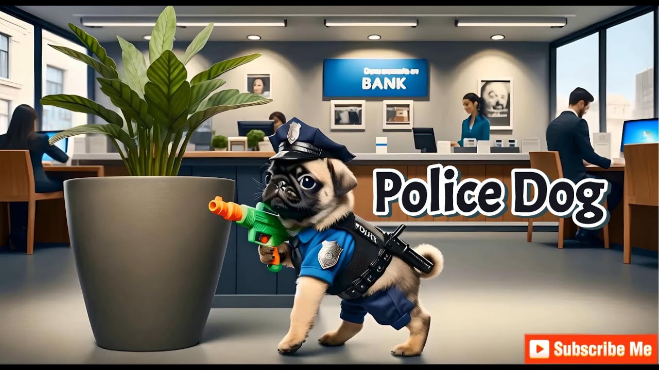 Police Dog And Jack In The Box The police dog and the bank robbers. - YouTube