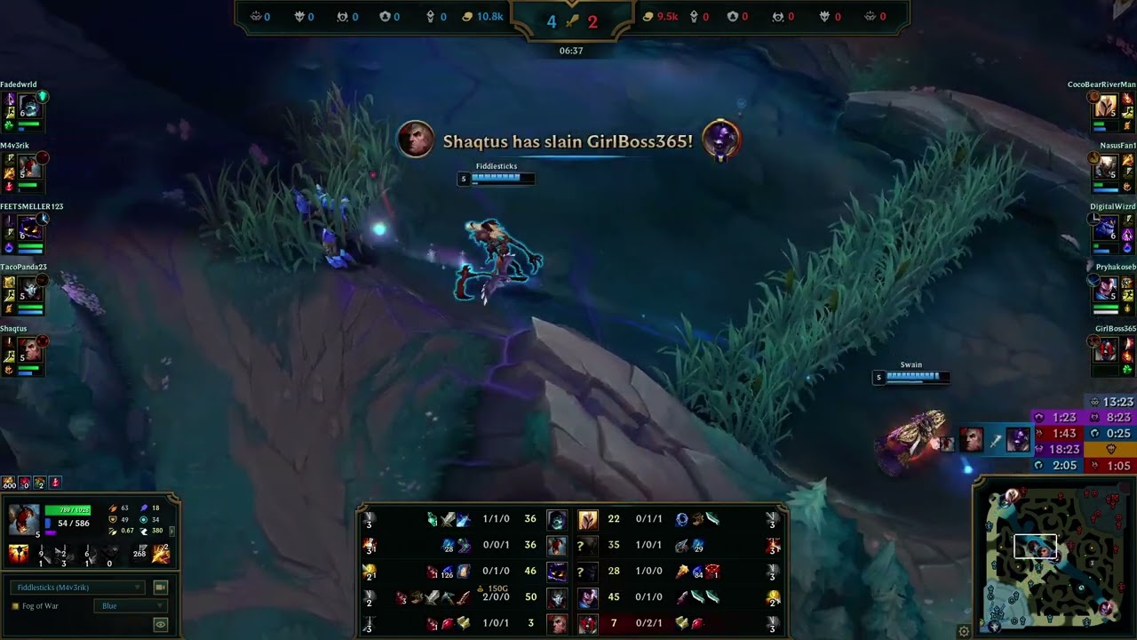 Fiddlesticks assist vs Alistar