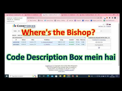 Where's the Bishop || Codeforces || Solution Explained