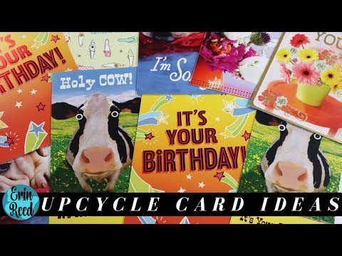 3 Ideas on How to Upcycle Dollar Tree Greeting Cards  **Giveaway**