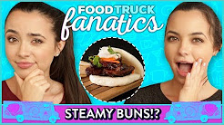 STEAMY BUN CHALLENGE?! Food Truck Fanatics w/ Merrell Twins