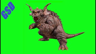 Baragon Godzilla Green Screens