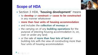 BQA7004 Week 10 Housing Development (Control and Licensing) Act 1966 - An Overview