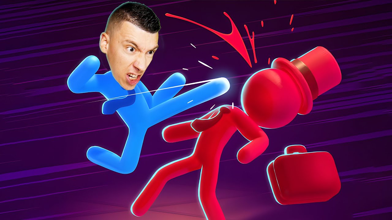 COMBAT DE STICKMAN ! LA MEILLEURE ÉVOLUTION DU STICKMAN ?! Stick it to the Stickman