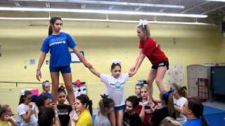 WWMS Cheer - Flipping Pyramid