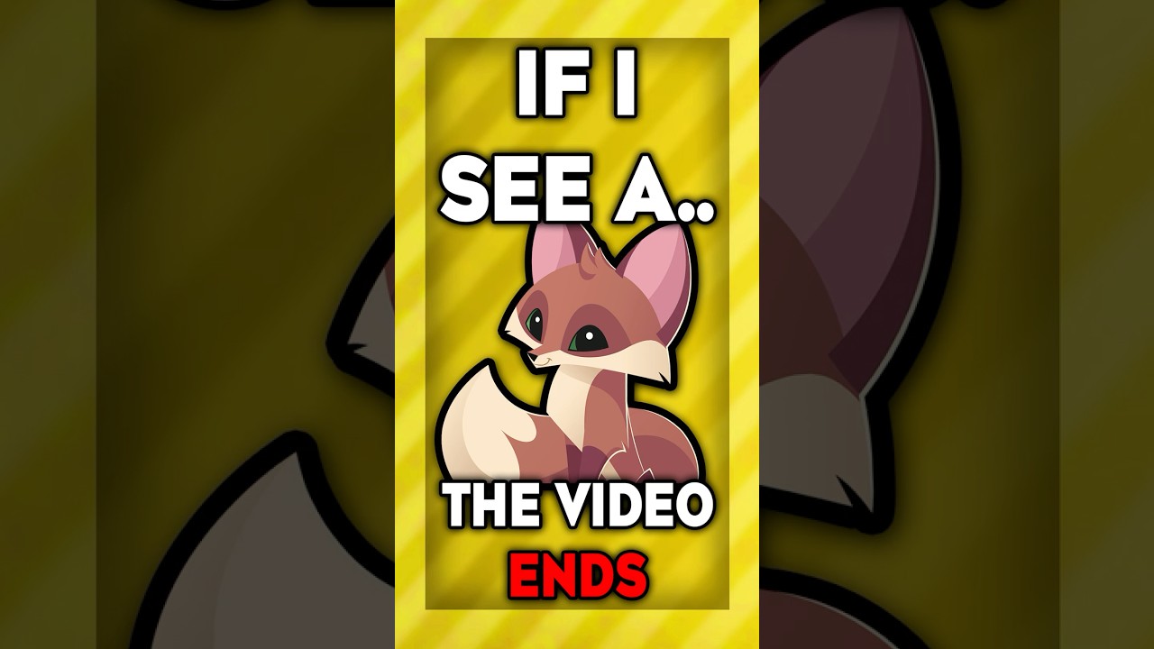 If I See an Animal Jam Fox, The Video Ends