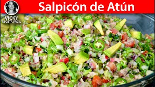 Salpicón de Atún | #VickyRecetaFacil