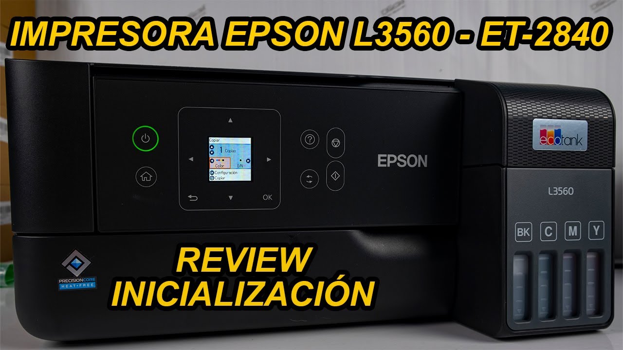 Impresora🖨️Epson L3560 ET-2840 Unboxing📦Review | Información | Menú de ...
