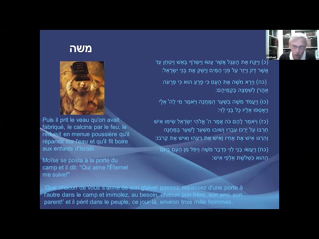 Dr Michael Gross- Paracha Ki-  tissa - Comment réagir au veau d'or ?