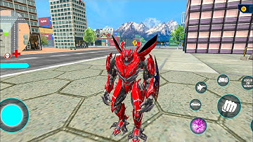 Red Megatron Robot Jet Bike & Car Transformations Robot 2020 Game - Android Gameplay