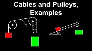 Cables and Pulleys, Examples  - AP Physics C (Mechanics)