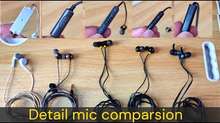 Earphones with best mic quality for office use | (Mic test, background fan noise cancelation test)