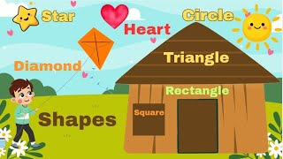 Learn shapes Circle, Square, Triangle and more |Educational video for kids