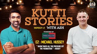 Dhoni takes pressure off youngsters  Hussey | Kutti Stories with Ash | E2 | R Ashwin