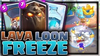 STRONGEST Deck For Ladder?! LAVA-LOON-FREEZE! | Push To Masters | Clash Royale