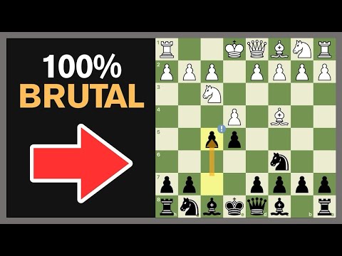 The BEST GAMBIT to WIN with the BLACK PIECES ♟️✅ (100%)