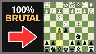 The BEST GAMBIT to WIN with the BLACK PIECES ♟️✅ (100%)