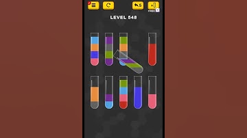 #new Water Color Sort Puzzle level 548 #WaterColorSortPuzzle #game #games