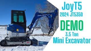 JoyT5 JT5350 (3.5 Ton Mini Excavator Demo)