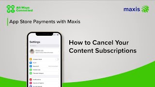 Apple App Store Payment with Maxis | How to Cancel Your Content Subscriptions screenshot 3