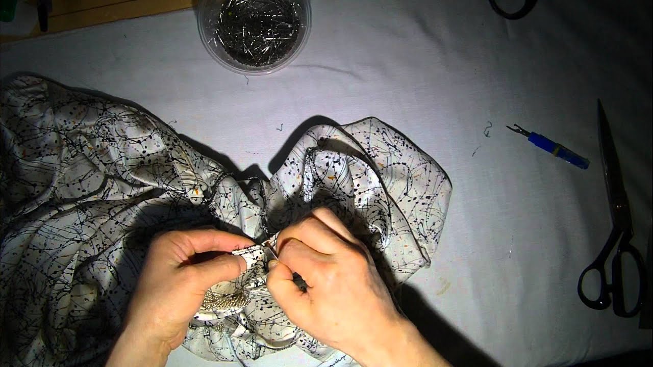 How to alter silk Dress [Part 2] YouTube