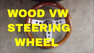 custom wood steering wheel