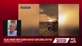 Space expert Ken Kremer discusses Blue Origin explosion on Florida's Space Coast