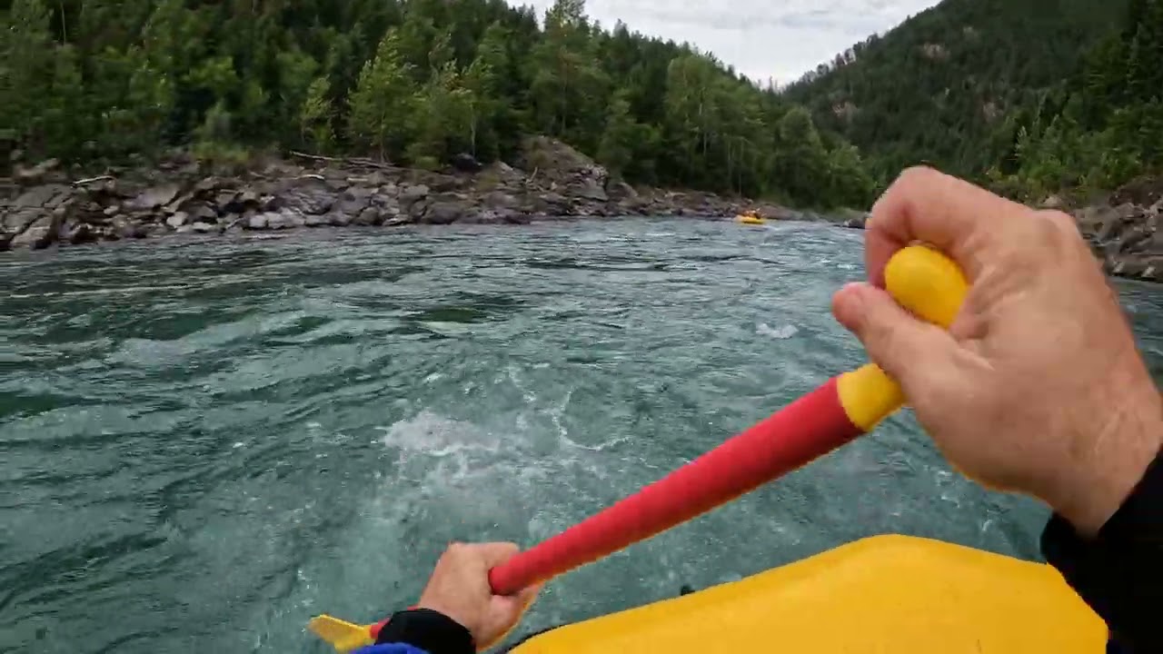 White Water Rafting Glacier National with bonus swim (polar plunge #7)