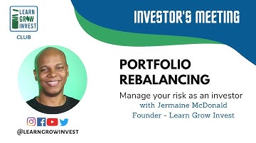 Portfolio Rebalancing - Determine the Right Mix of Assets