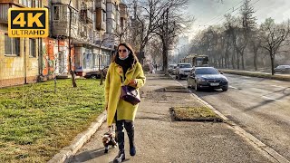 Kyiv, UKRAINE 🇺🇦 - Local Neighborhood (SUBURB) - 4K - Walking Tour