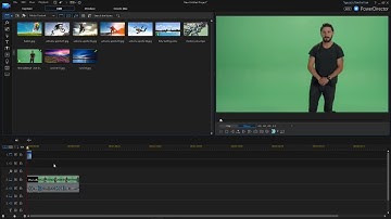 How to green screen in Cyberlink PowerDirector 14 Chroma Key Tutorial