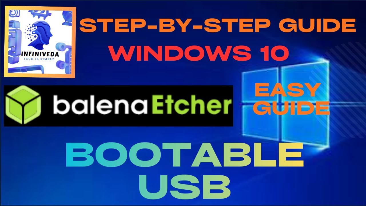 How to Make Windows 10 Bootable USB with Baleno Etcher  Complete Tutorial