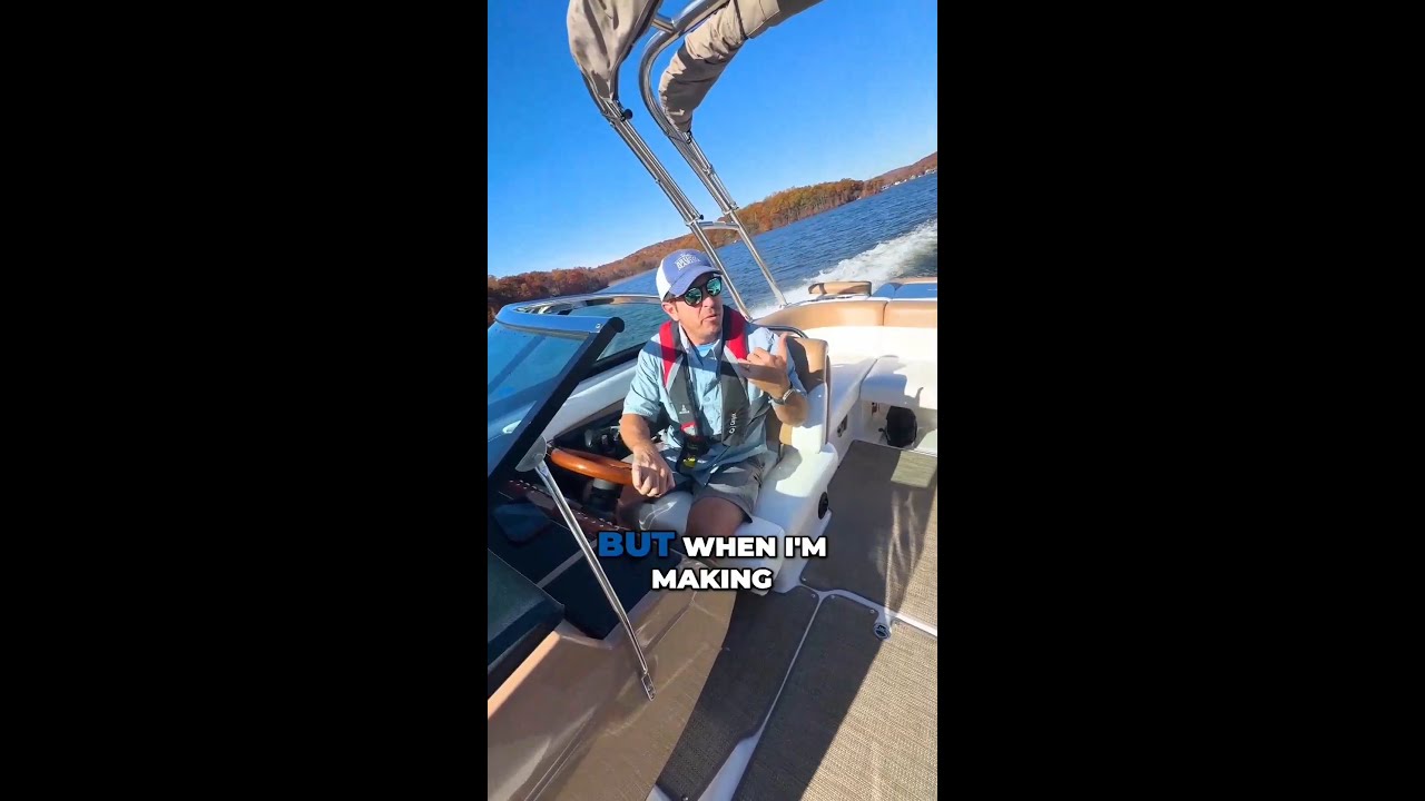 Controlling Throttle on Turns: Bridge Marina Boating How-To #shorts