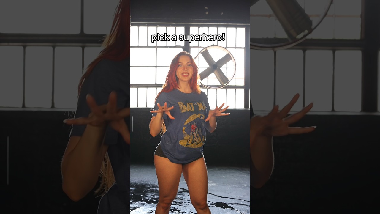 pick a superhero cosplay transition 👀