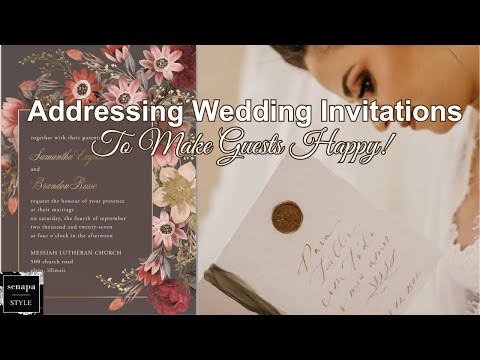 Easy Steps: How to Address Wedding Invitations  #weddinginvitationsideas #weddingInvitationEtiquette