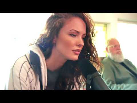 Madison Ryann Ward recording a new song at my next guest needs no introduction with David Letterman.