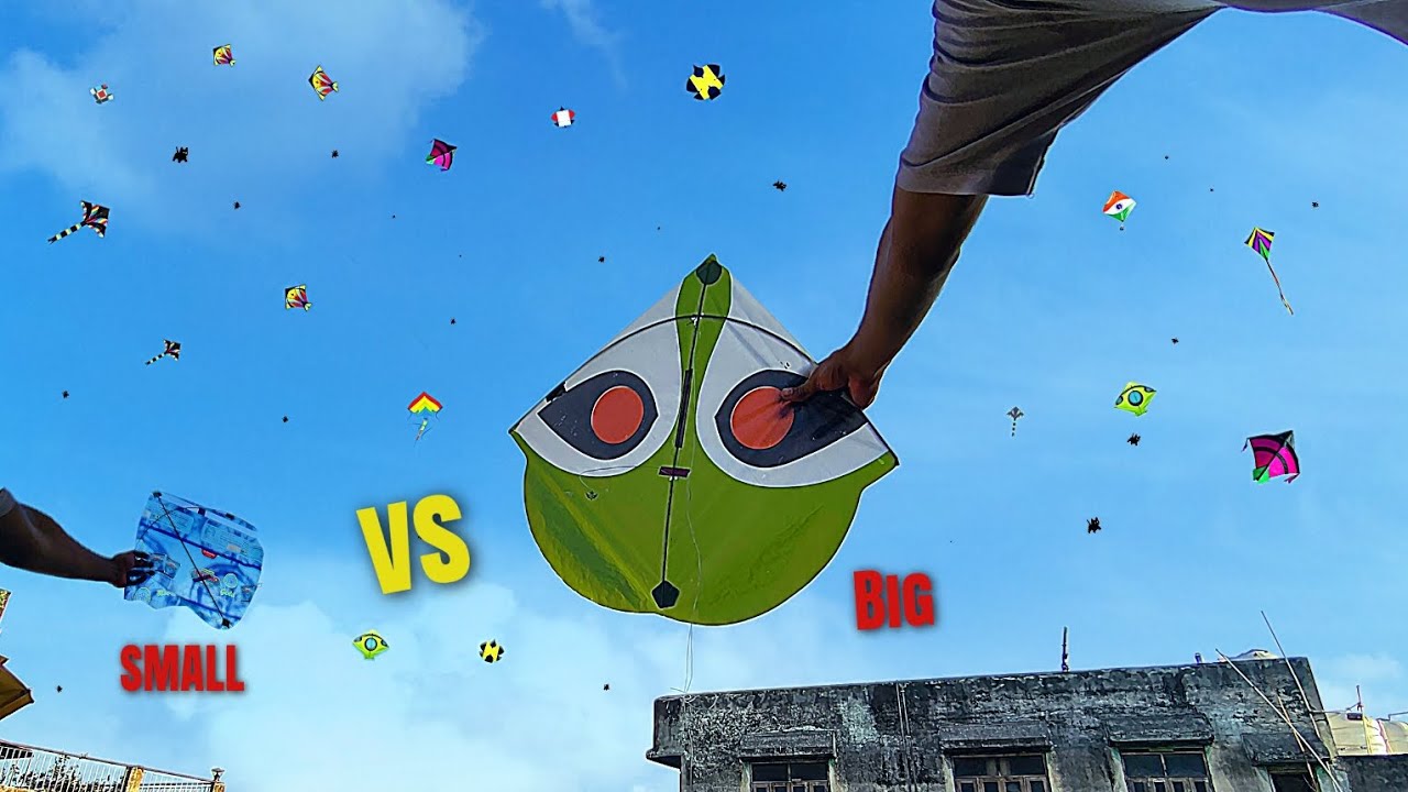 Small  kite vs Big kite 🪁 💥 | kite flying 2026 challenge| 