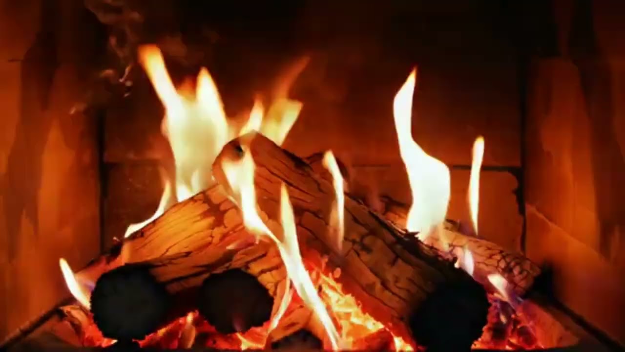 Soulful Qawwali by the  4K Fireplace Ambience :  Na Toh Karwan Ki Talash Hai : DJ Pi