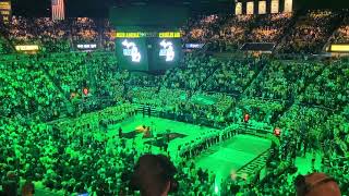 Michigan State's alma mater was played before the two schools tipped off in Ann Arbor ❤️