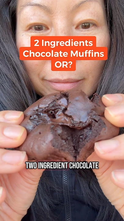 2 Ingredients Chocolate Muffins for Refeed Day