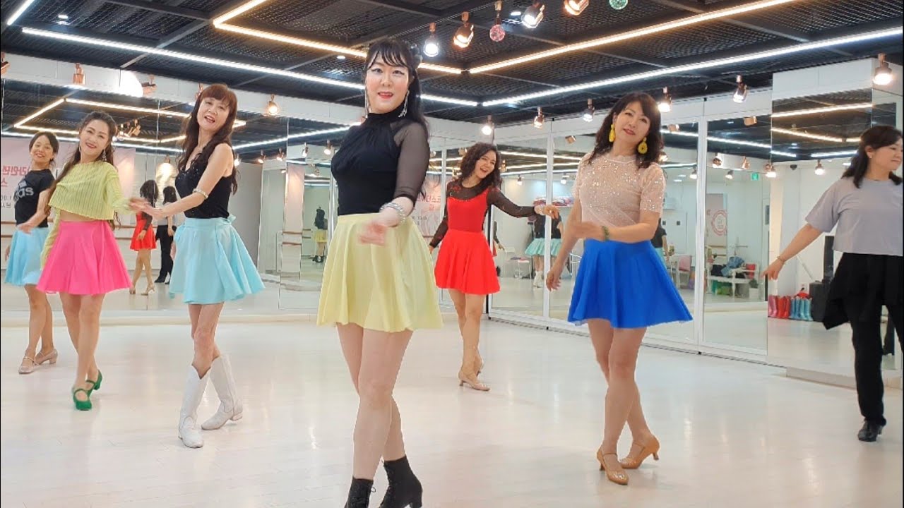 Flowers by Miley Cyrus (Improver) line dance 라인댄스 위더스 코리아 YouTube