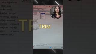 Excel Magic: TRIM vs PROPER Functions Explained #dataanlysis #excel #data #dataanalysis
