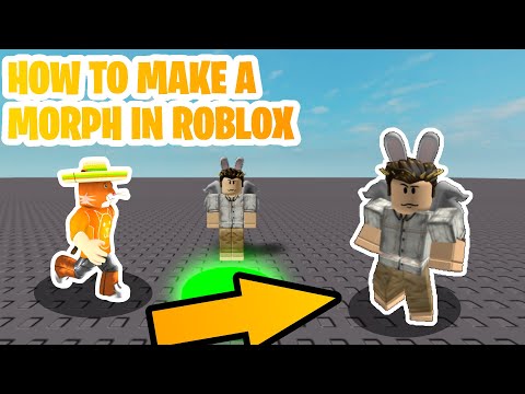 How To Make A Morph In Roblox Studio Youtube - roblox custom morph guide