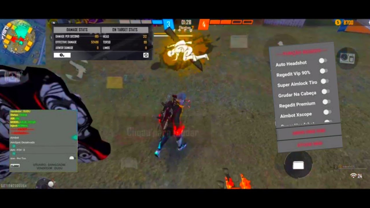 aimbot.exe FF Headshot 🖥CapaBot📲Tela esticada Full Mobile🖱J5 prime dpi960 ⚙️ Regedit.exe🔧FFH4x 3.0FF