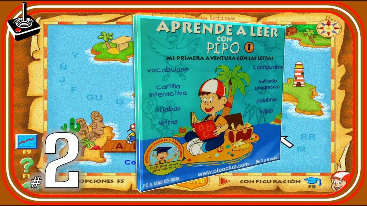 Aprende a leer con PIPO (1996) | Español | #2 | JP "Consonante letra L