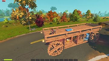 Scrap Mechanic Survival - Mobil Base 2 ( No Fuel ) Controller Engine