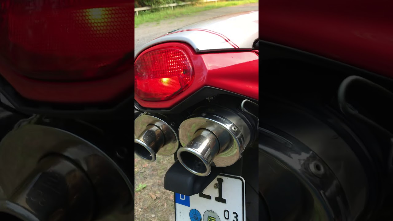 BMW R1100S BSM Auspuff ohne DB Killer YouTube BMW R1100S BSM Auspuff ohne DB Killer YouTube