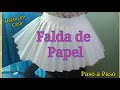 Cómo Hacer una falda de Papel